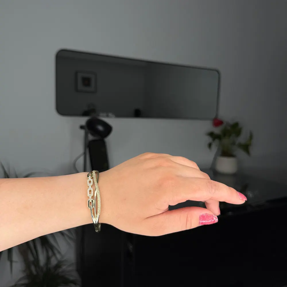 Kadın Çelik Bileklik & Altın Rengi BLK012-1