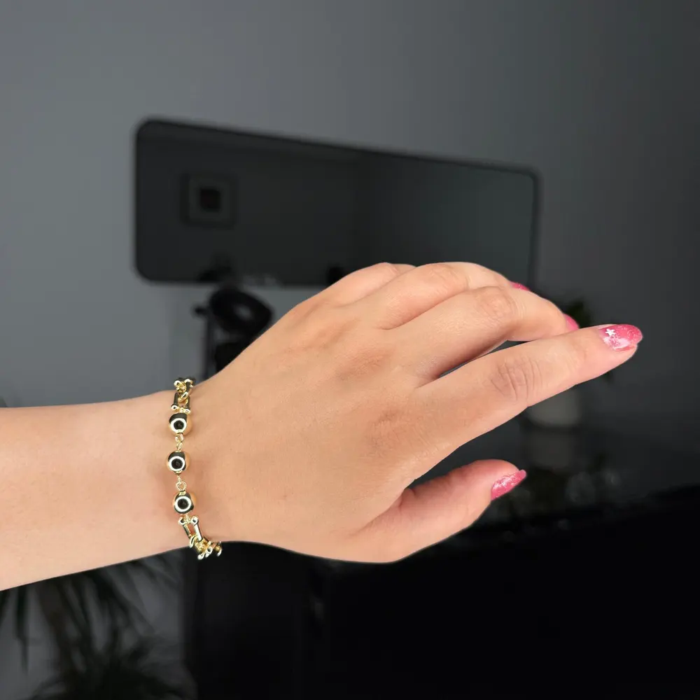 Kadın Çelik Bileklik & Altın Rengi BLK034