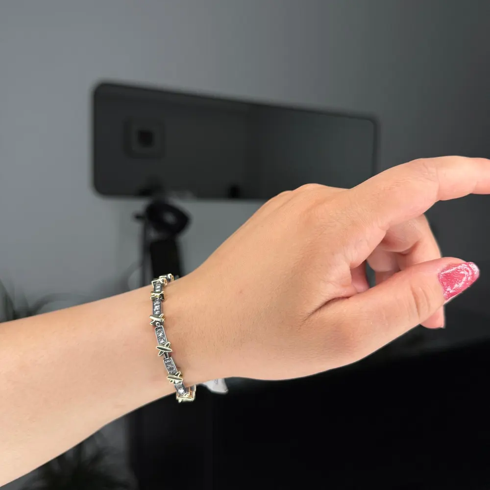 Kadın Çelik Bileklik & Altın ve Gümüş Rengi BLK025